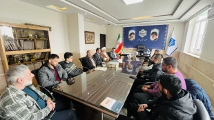 مراسم تودیع و معارفه مسئول بسیج دانشجویی دانشگاه  ملی مهارت واحد استانی البرز(واحد پسران)برگزار شد 3