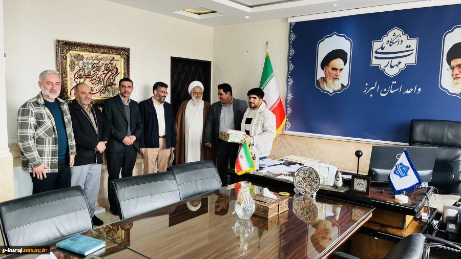 مراسم تودیع و معارفه مسئول بسیج دانشجویی دانشگاه  ملی مهارت واحد استانی البرز(واحد پسران)برگزار شد 4