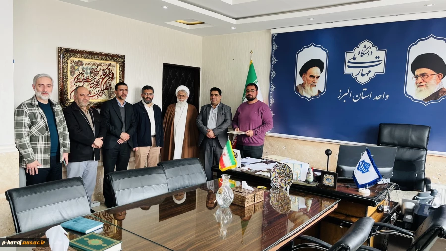 مراسم تودیع و معارفه مسئول بسیج دانشجویی دانشگاه  ملی مهارت واحد استانی البرز(واحد پسران)برگزار شد 5