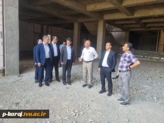 بازدید رئیس دانشگاه ملی مهارت از پروژه در حال ساخت آموزشکده دختران کاشان