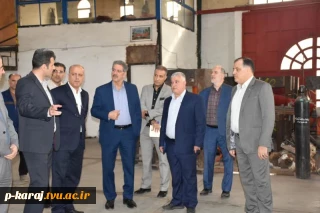 بازدید رئیس دانشگاه ملی مهارت از آموزشکده پسران رستم آباد(سید الشهدا(ع))
