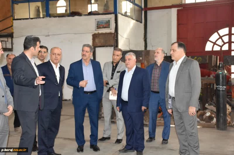 بازدید رئیس دانشگاه ملی مهارت از آموزشکده پسران رستم آباد(سید الشهدا(ع)) 2