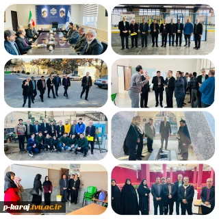 بازدید معاونت آموزشی دانشگاه ملی مهارت و هیئت همراه از دانشگاه ملی مهارت واحد استانی البرز