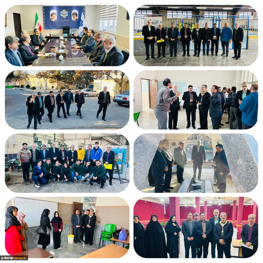 بازدید معاونت آموزشی دانشگاه ملی مهارت و هیئت همراه از دانشگاه ملی مهارت واحد استانی البرز 2