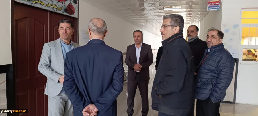 بازدید اعضای هیئت رئیسه دانشگاه ملی مهارت از آموزشکده‌های سقز 2