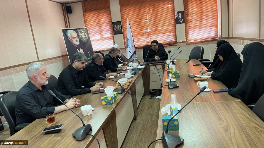 برگزاری نشستی با عنوان «هزار نشست استادی» به مناسبت روز ملی بسیج اساتی درد انشگاه ملی مهارت واحد استانی البرز 2