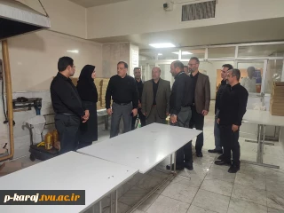 بازدید مسئولین دانشگاه ملی مهارت از روند تدارکات و آماده‌سازی امکانات میزبانی آیین وداع با رهبر شهید در دانشکده‌های دکتر شریعتی و شهید شمسی‌پور