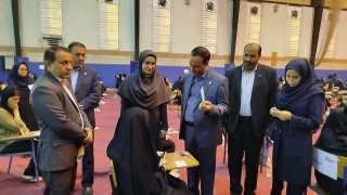 بازدید رئیس سازمان سنجش از حوزه‌های برگزاری آزمون کاردانی دانشگاه ملی مهارت در دانشکده دختران شریعتی