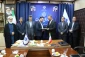 با حضور مدیرکل دفتر مرکزی حراست دانشگاه در واحد استانی گلستان صورت گرفت؛

برگزاری آیین تودیع و معارفه مدیر حراست واحد استانی/ حضور در جلسه شورای اداری/ بازدید از فضاهای آموزشی و رفاهی